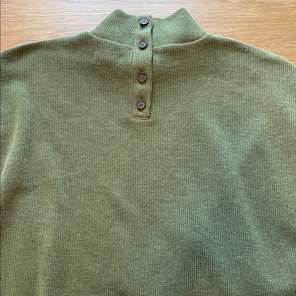 Madewell women’s Forest Green Turtleneck Sweater - Picture 3 of 7